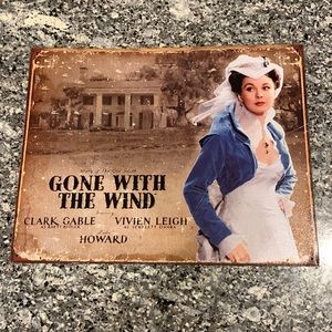 Gone With the Wind Metal Sign